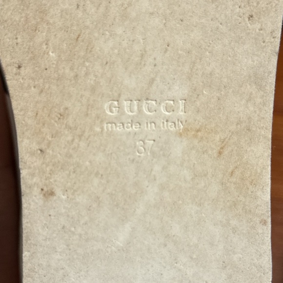 Gucci Peggy white leather platform shoes! - Picture 4 of 5